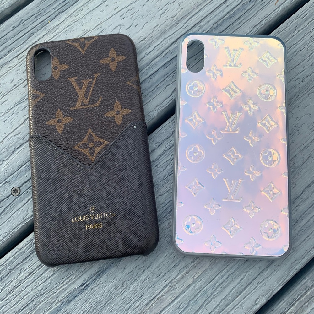 2 not authentic Louis Vuitton IPhone XS Max cases